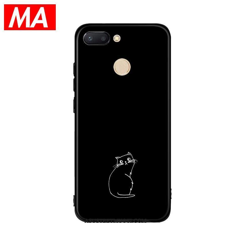 Xiaomi Mi 8 Lite Kuoret Suojaus Kotelo Yksinkertainen Kukkakuvio Puhelimen