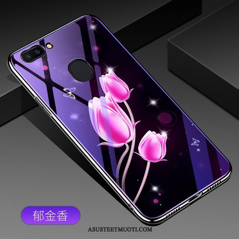 Xiaomi Mi 8 Lite Kuori Kuoret Suojaus Lasi Trendi Violetti