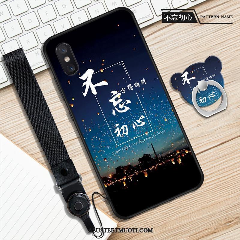 Xiaomi Mi 8 Pro Kuoret Kukkakuvio Kuori Pieni Jauhe Kotelo