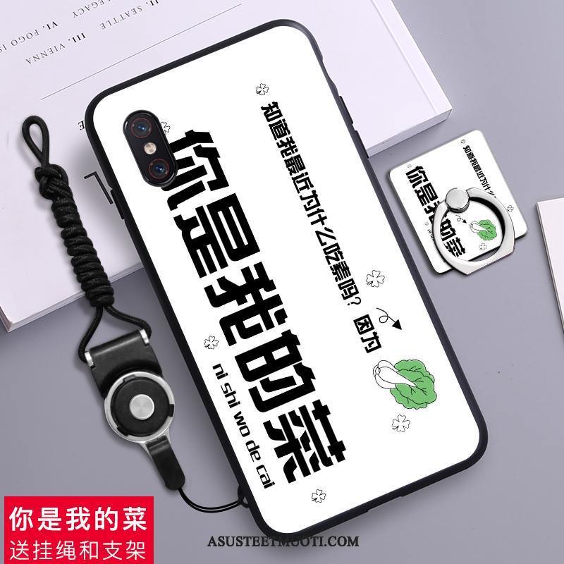 Xiaomi Mi 8 Pro Kuoret Kukkakuvio Pehmeä Neste Silikonikuori Pieni Murtumaton