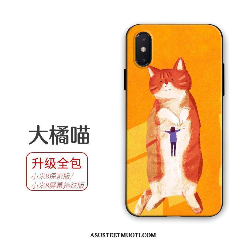 Xiaomi Mi 8 Pro Kuoret Kuori Kotelo Valkoinen Suojaus Pieni