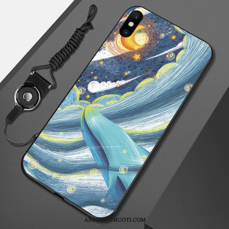 Xiaomi Mi 8 Pro Kuoret Murtumaton Pieni Kuori Persoonallisuus Sininen