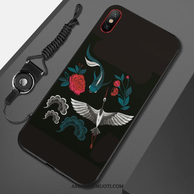 Xiaomi Mi 8 Pro Kuoret Nosturi Maalaus Pehmeä Neste Puhelimen Pieni