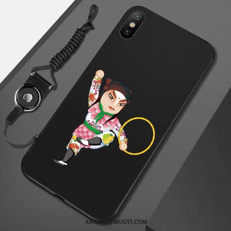 Xiaomi Mi 8 Pro Kuoret Pekingin Ooppera Suojaus Kuori Silikoni Musta