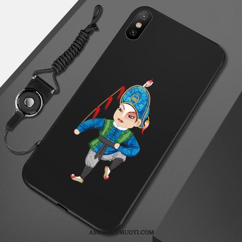 Xiaomi Mi 8 Pro Kuoret Pekingin Ooppera Suojaus Kuori Silikoni Musta