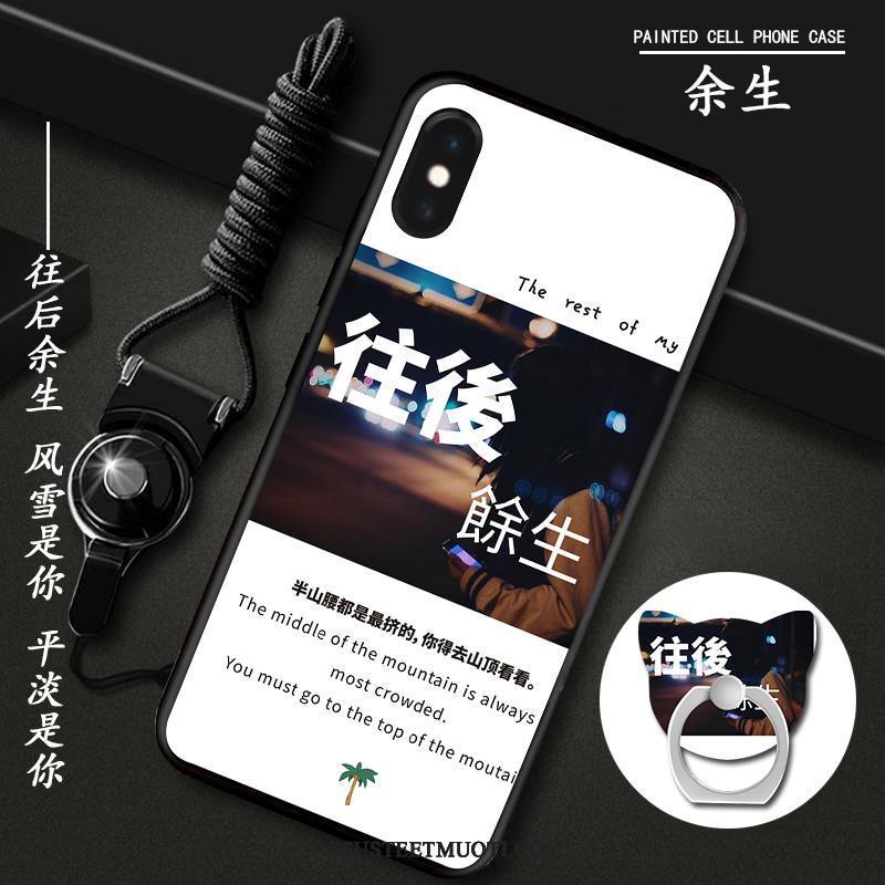 Xiaomi Mi 8 Pro Kuoret Silikoni Valkoinen Pieni Puhelimen Kukkakuvio