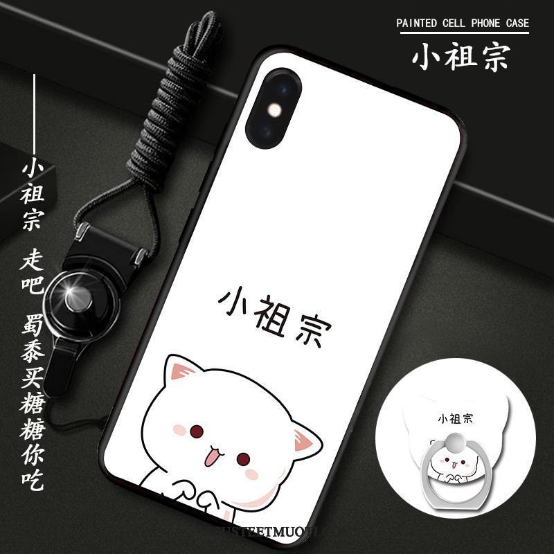 Xiaomi Mi 8 Pro Kuoret Silikoni Valkoinen Pieni Puhelimen Kukkakuvio