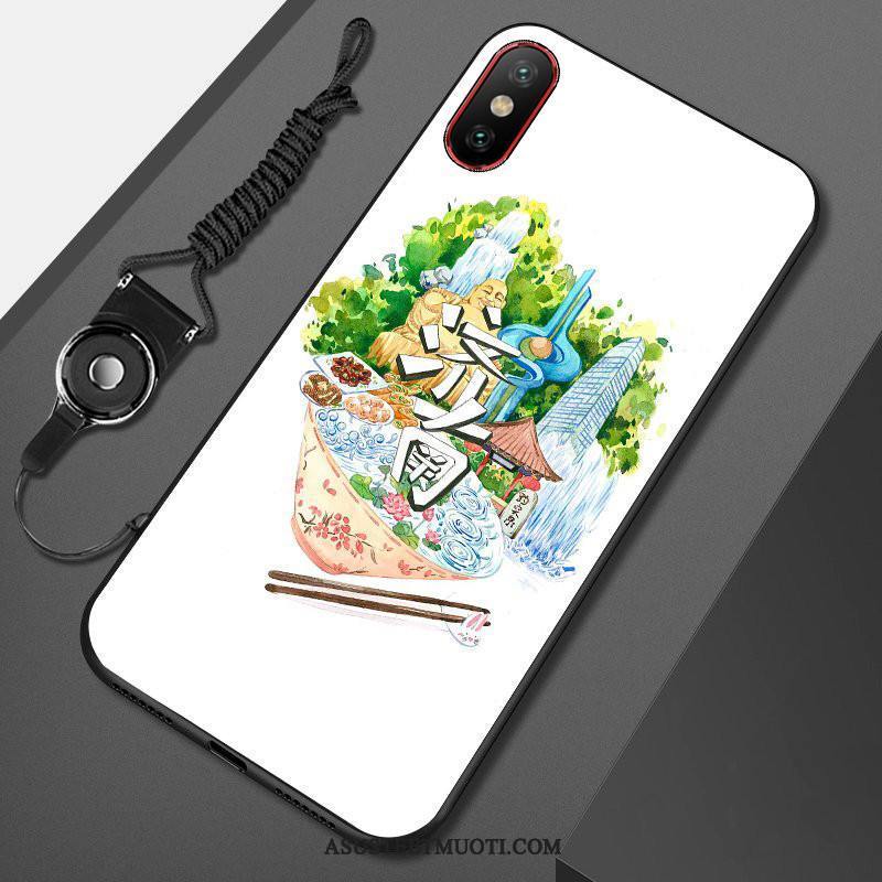 Xiaomi Mi 8 Pro Kuori Kuoret Murtumaton Kukkakuvio Valkoinen Pieni