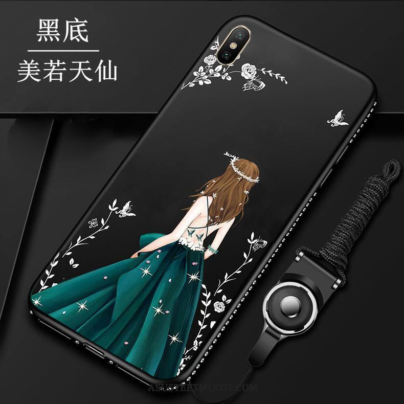 Xiaomi Mi 8 Pro Kuori Kuoret Murtumaton Rhinestone Inlay Suojaus Puhelimen