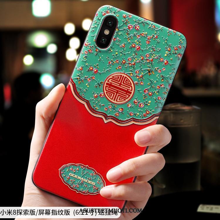 Xiaomi Mi 8 Pro Kuori Kuoret Net Red Silikoni Murtumaton Pieni Persoonallisuus