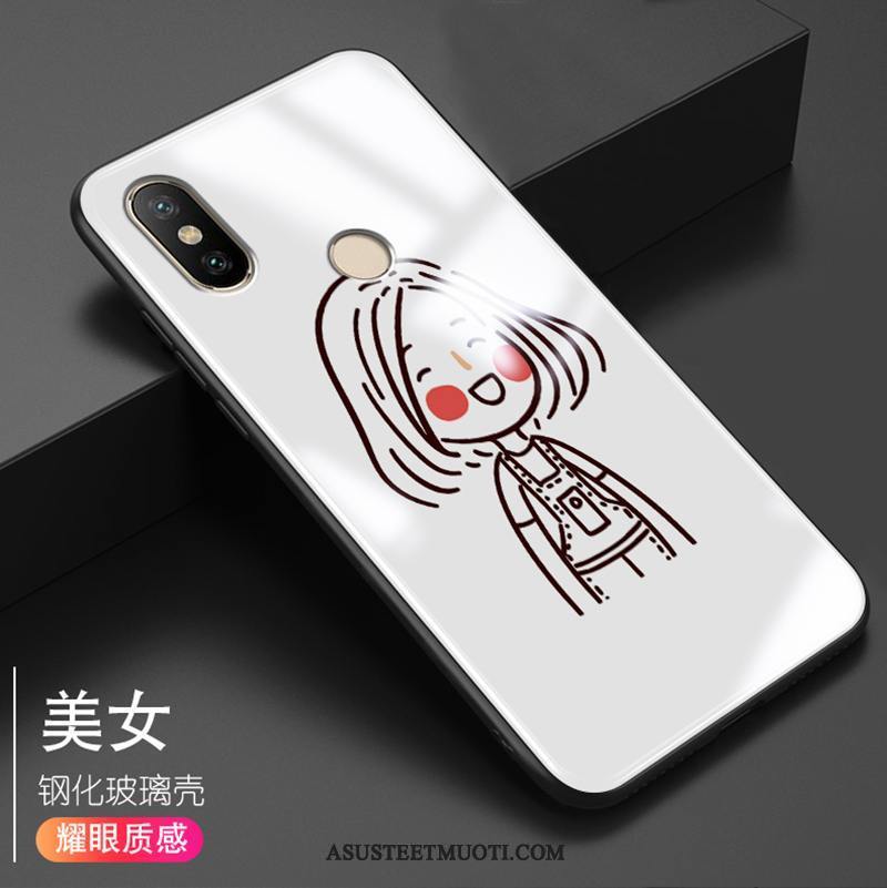 Xiaomi Mi 8 Pro Kuori Kuoret Persoonallisuus Lasi Jauhe Kotelo Pieni