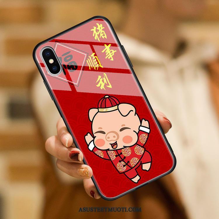 Xiaomi Mi 8 Pro Kuori Kuoret Suojaus Persoonallisuus Sarjakuva Punainen Murtumaton