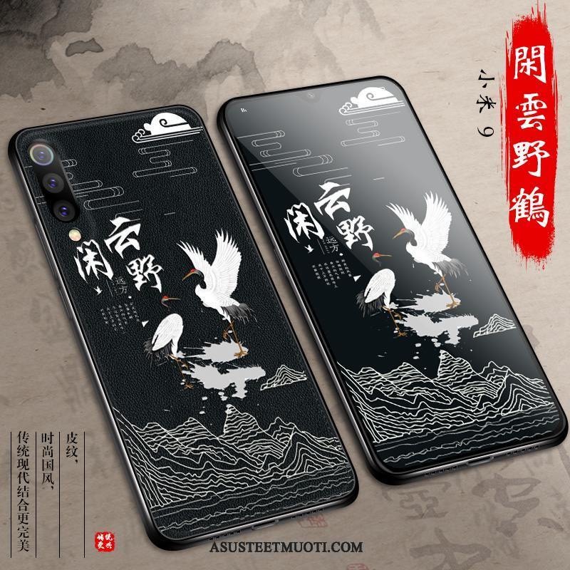 Xiaomi Mi 9 Kuoret Net Red Kukkakuvio Tide-brändi Kiinalainen Tyyli Pieni