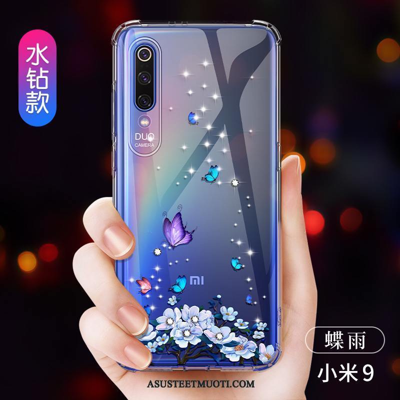 Xiaomi Mi 9 Kuoret Ohut Luova Tila Murtumaton Sininen