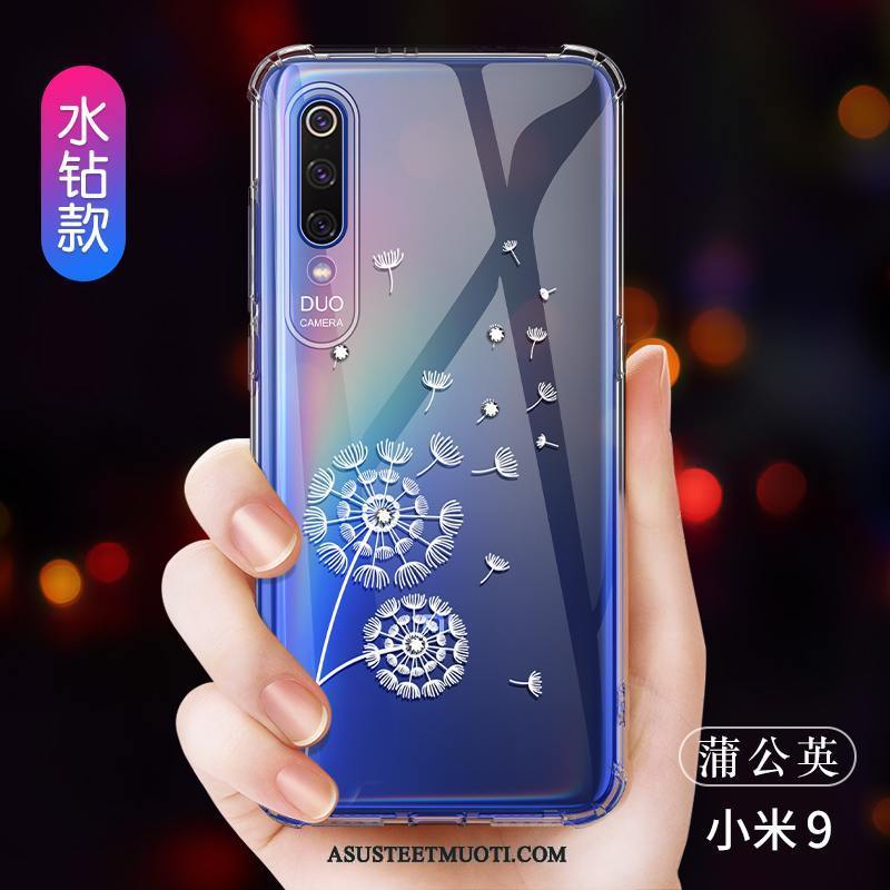 Xiaomi Mi 9 Kuoret Ohut Luova Tila Murtumaton Sininen