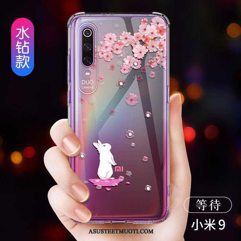 Xiaomi Mi 9 Kuoret Ohut Luova Tila Murtumaton Sininen