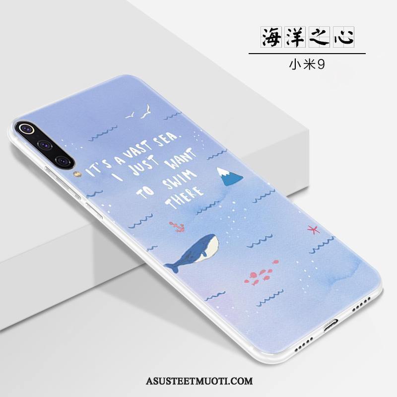 Xiaomi Mi 9 Kuori Kuoret Jauhe Ohut Kotelo Pieni Pesty Suede