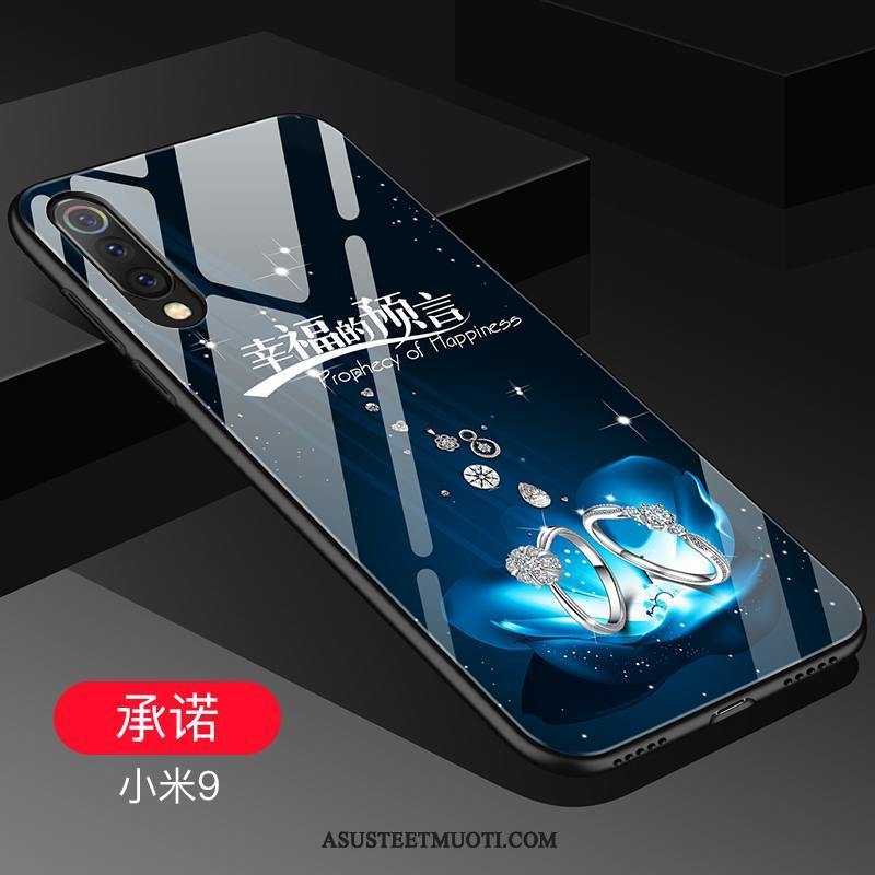 Xiaomi Mi 9 Kuori Kuoret Lasi Kotelo Musta Persoonallisuus