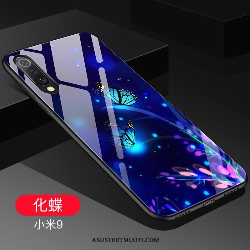 Xiaomi Mi 9 Kuori Kuoret Lasi Kotelo Musta Persoonallisuus