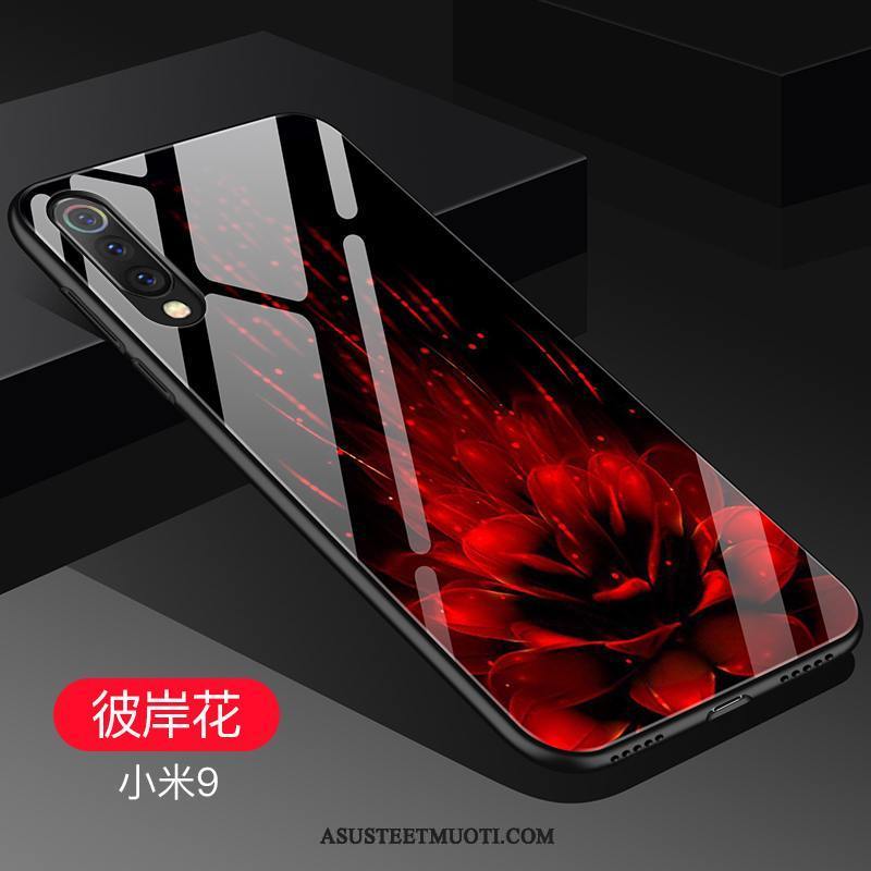 Xiaomi Mi 9 Kuori Kuoret Lasi Kotelo Musta Persoonallisuus