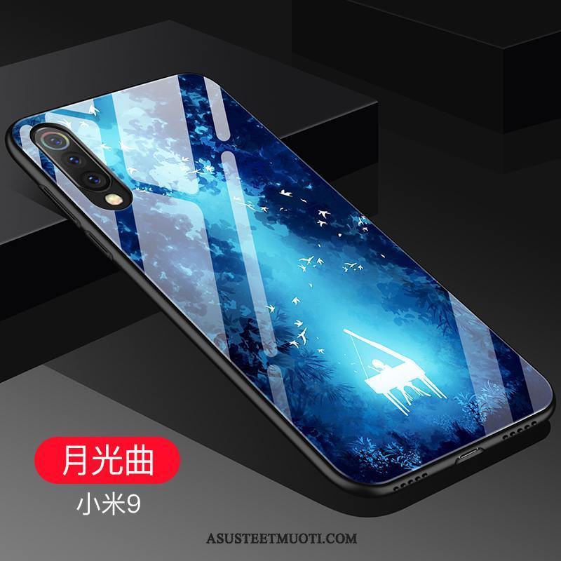 Xiaomi Mi 9 Kuori Kuoret Lasi Kotelo Musta Persoonallisuus