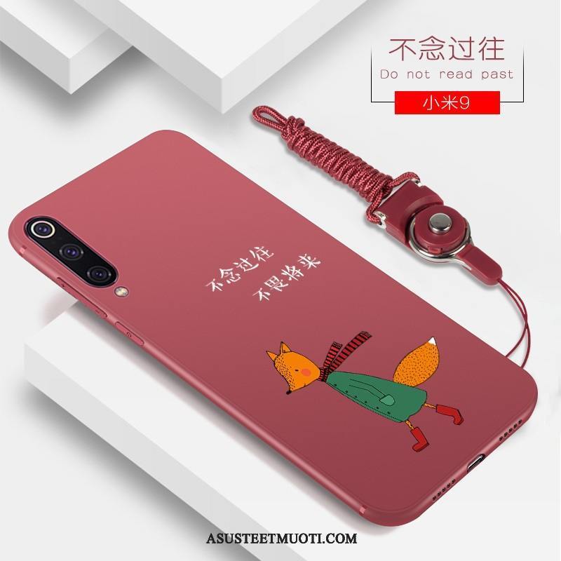 Xiaomi Mi 9 Kuori Kuoret Net Red Trendi Ohut Pieni Punainen