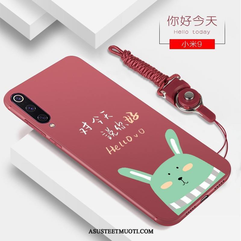 Xiaomi Mi 9 Kuori Kuoret Net Red Trendi Ohut Pieni Punainen