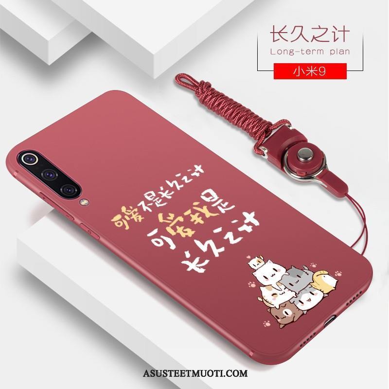 Xiaomi Mi 9 Kuori Kuoret Net Red Trendi Ohut Pieni Punainen