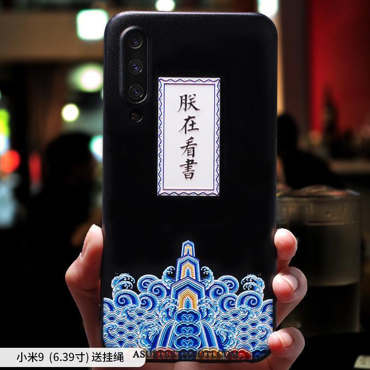 Xiaomi Mi 9 Kuori Kuoret Pehmeä Neste Net Red Puhelimen Pesty Suede