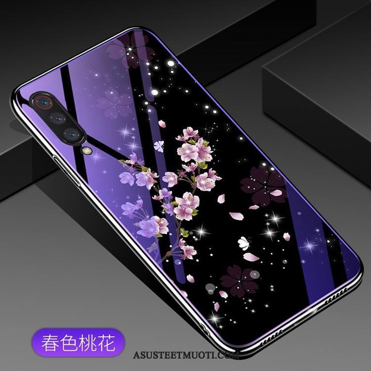 Xiaomi Mi 9 Se Kuoret Kuori Kukka Sininen Pieni Puhelimen