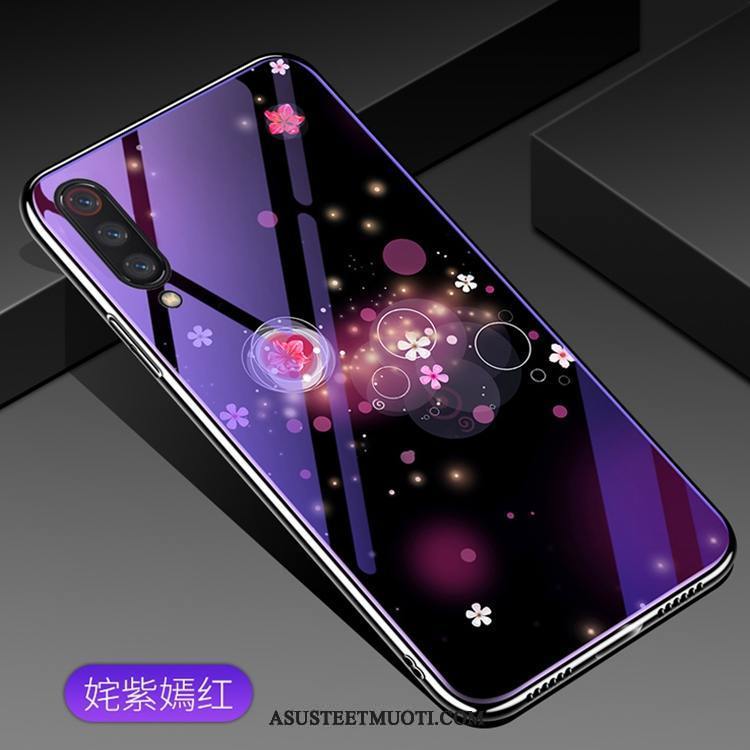 Xiaomi Mi 9 Se Kuoret Kuori Kukka Sininen Pieni Puhelimen