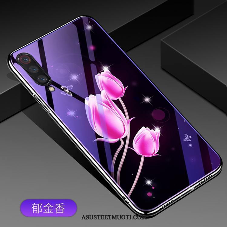 Xiaomi Mi 9 Se Kuoret Kuori Kukka Sininen Pieni Puhelimen