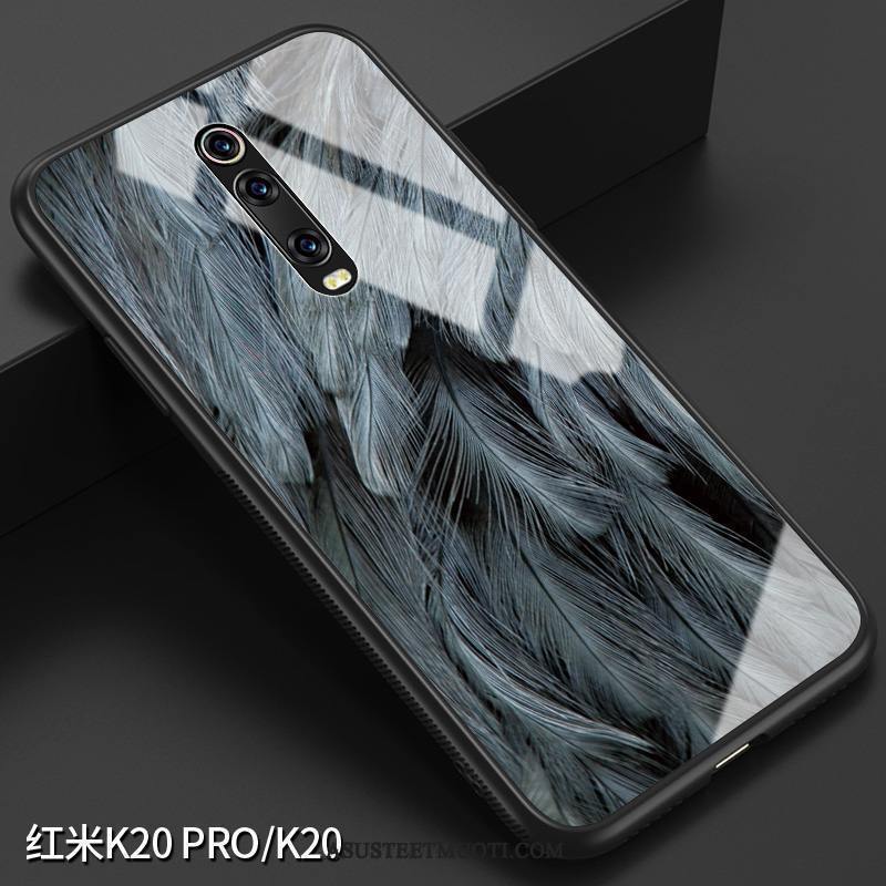 Xiaomi Mi 9t Pro Kuoret Punainen Harmaa Suojaus Sulka Silikoni