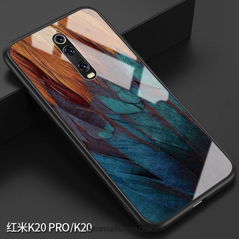 Xiaomi Mi 9t Pro Kuoret Punainen Harmaa Suojaus Sulka Silikoni