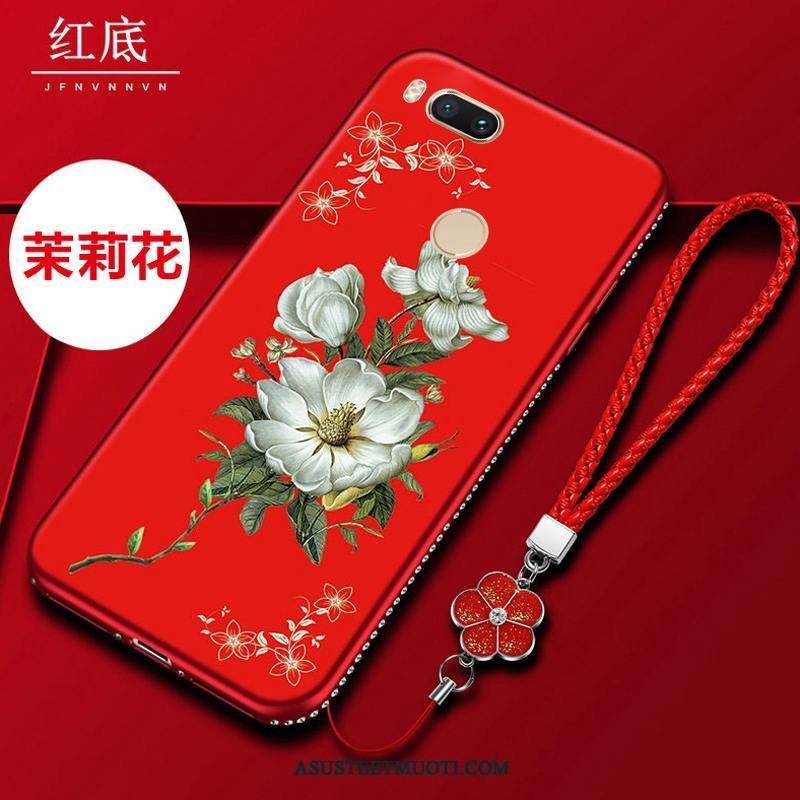 Xiaomi Mi A1 Kuori Kuoret Luova Rhinestone Inlay Suojaus Tide-brändi Pehmeä Neste