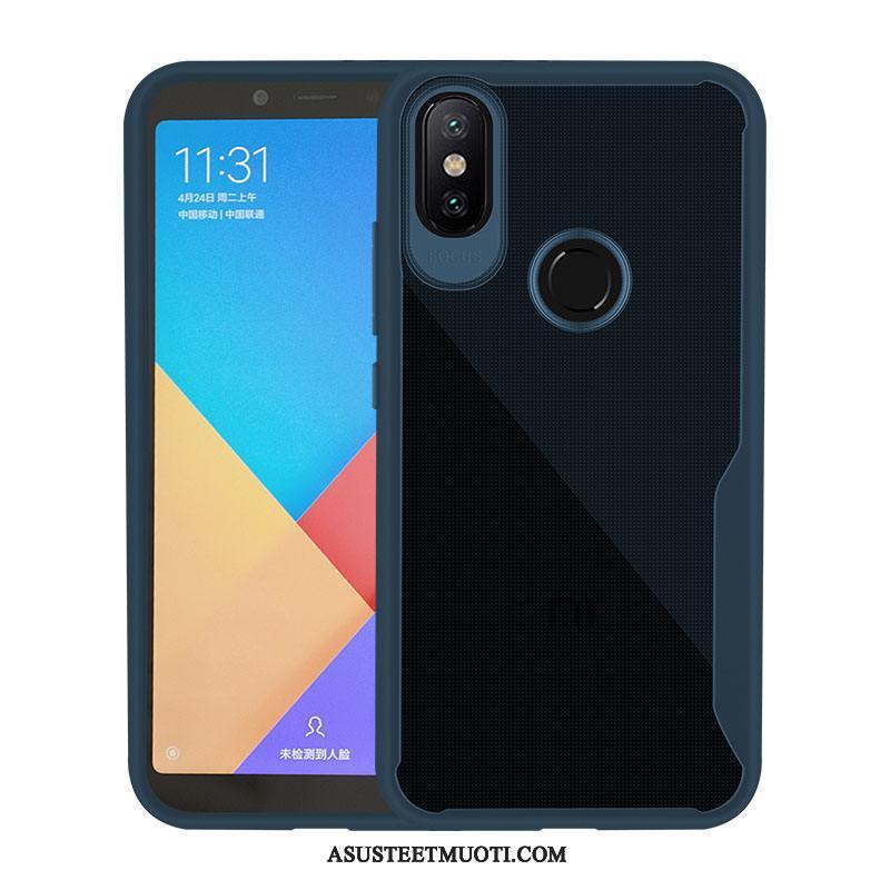 Xiaomi Mi A2 Kuoret Silikoni Kuori Valkoinen Murtumaton Kotelo