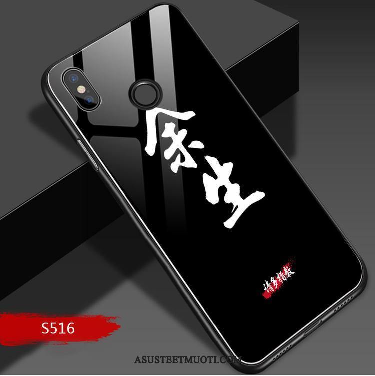 Xiaomi Mi A2 Lite Kuoret Karkaisu All Inclusive Net Red Musta Trendi