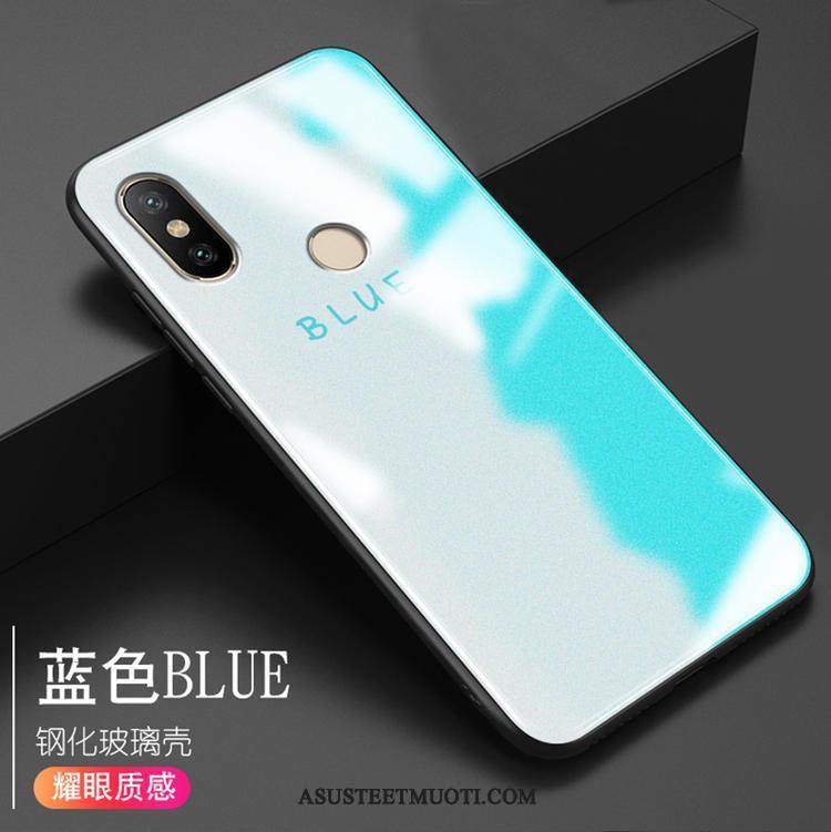 Xiaomi Mi A2 Lite Kuoret Karkaisu Kotelo All Inclusive Kuori Näytönsuojus