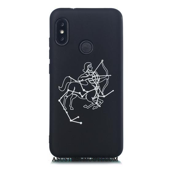 Xiaomi Mi A2 Lite Kuoret Musta Puhelimen Ohut Pehmeä Neste Sarjakuva
