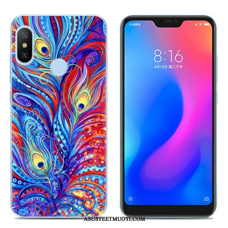 Xiaomi Mi A2 Lite Kuori Kuoret Luova Monivärinen Pehmeä Neste Uusi Net Red