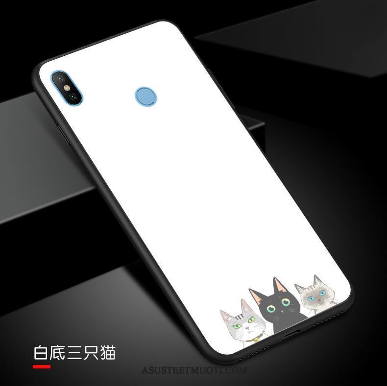 Xiaomi Mi Max 3 Kuoret Keltainen Persoonallisuus Peili Pehmeä Neste Valkoinen