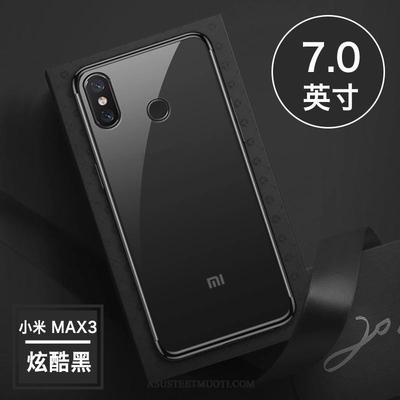 Xiaomi Mi Max 3 Kuoret Kotelo Läpinäkyvä Jauhe Silikoni Pehmeä Neste