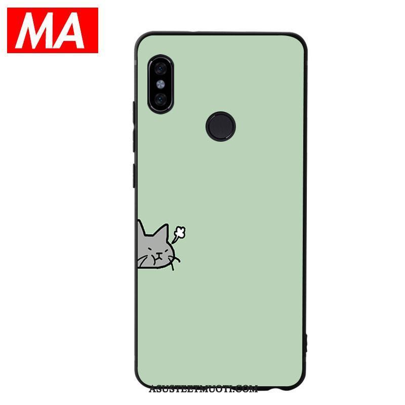 Xiaomi Mi Max 3 Kuoret Kuori Pieni Kissa Keltainen Rakkaus