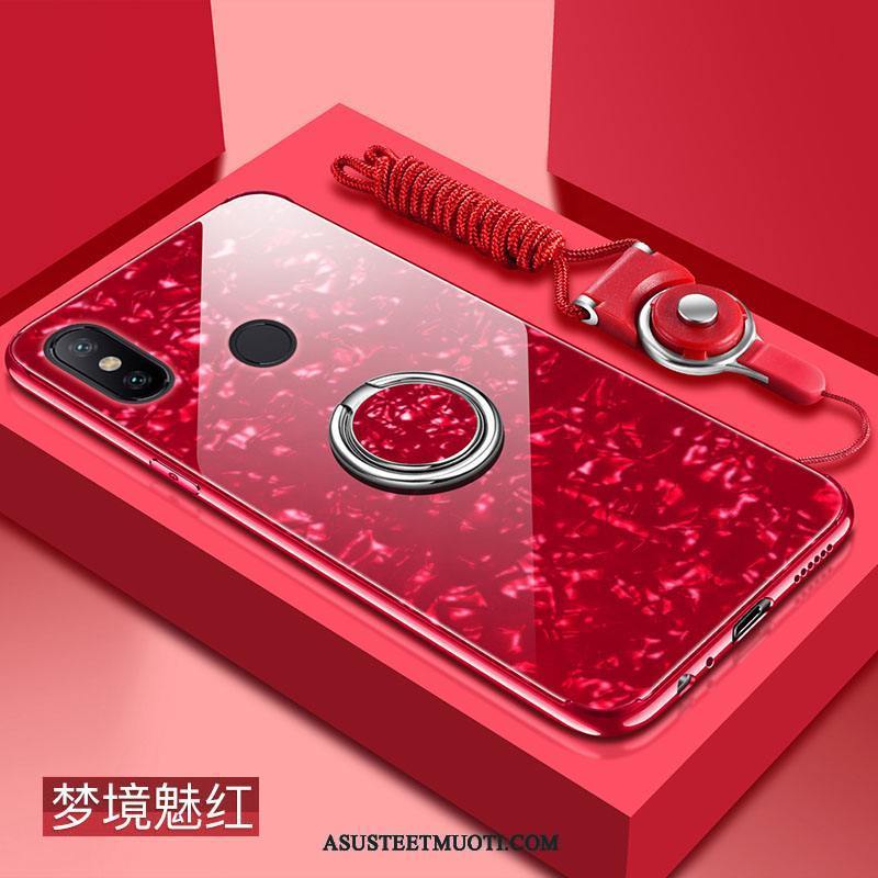 Xiaomi Mi Mix 2s Kuoret Net Red Silikoni Musta Kova Murtumaton