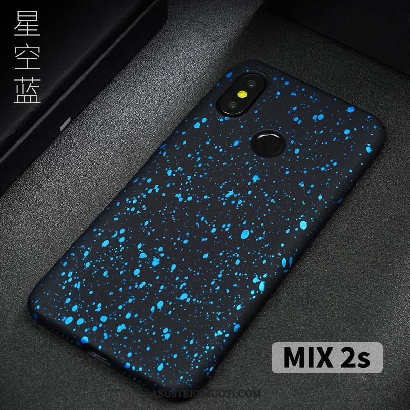 Xiaomi Mi Mix 2s Kuoret Sininen Suojaus Uusi Näytönsuojus Karkaisu
