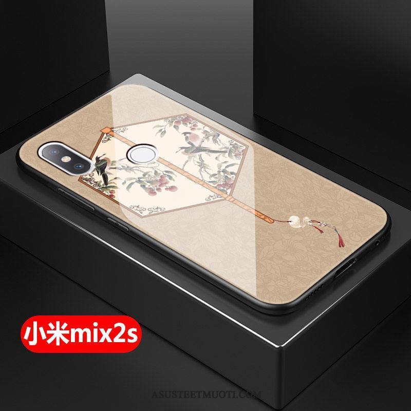 Xiaomi Mi Mix 2s Kuoret Tila Silikoni All Inclusive Kiinalainen Tyyli Khaki