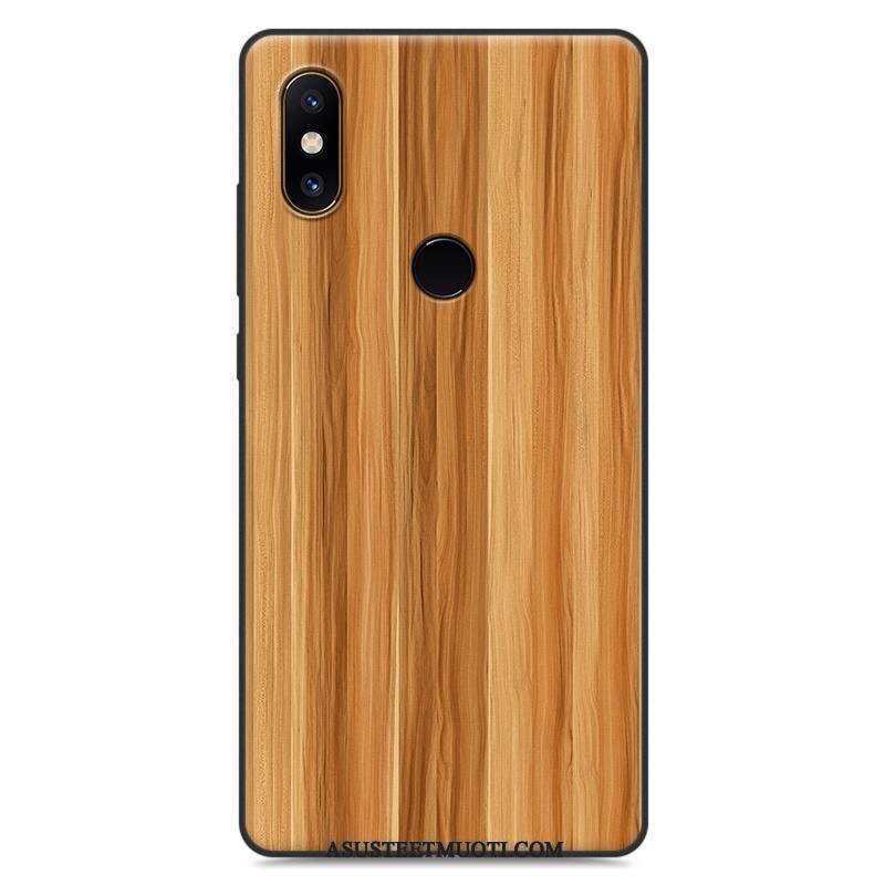 Xiaomi Mi Mix 2s Kuori Kuoret Kotelo Musta Silikoni Murtumaton