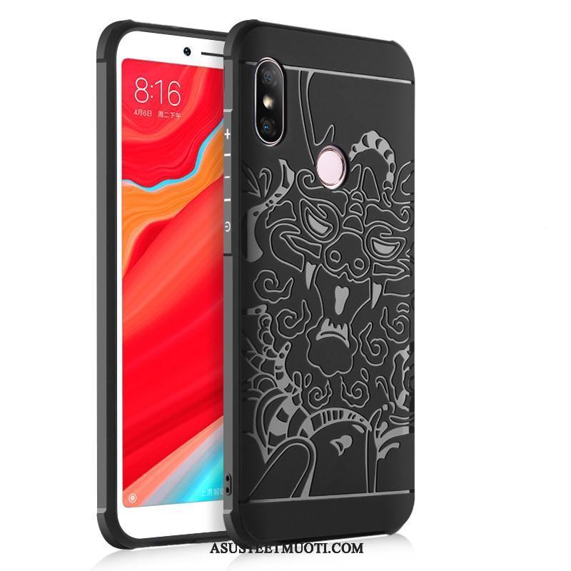 Xiaomi Mi Mix 2s Kuori Kuoret Persoonallisuus Pehmeä Neste Kohokuviointi Suojaus Silikoni