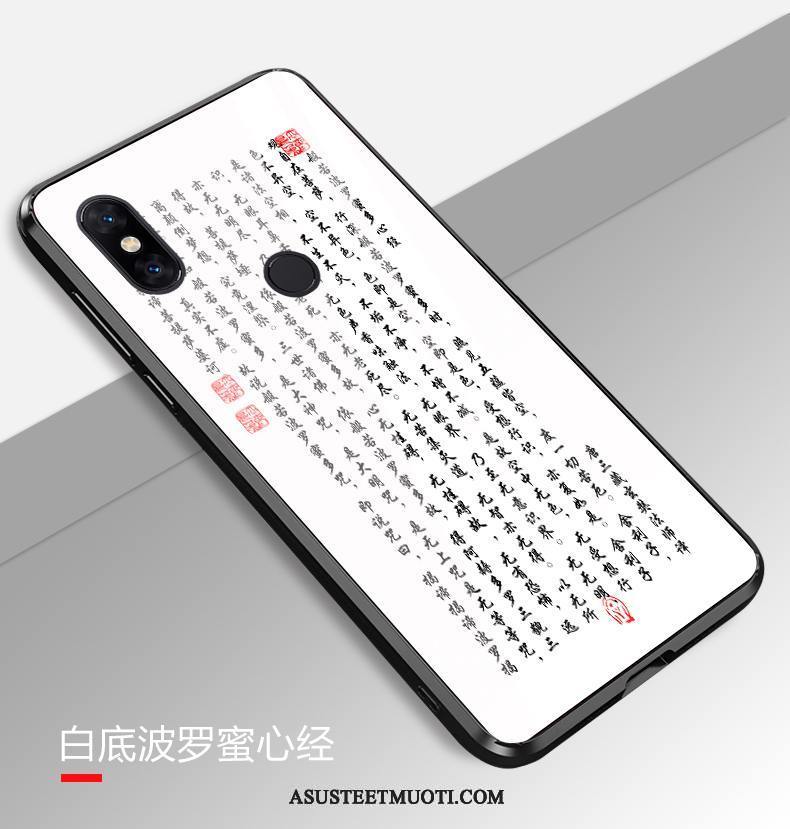 Xiaomi Mi Mix 3 Kuoret All Inclusive Valkoinen Murtumaton Peili Kotelo