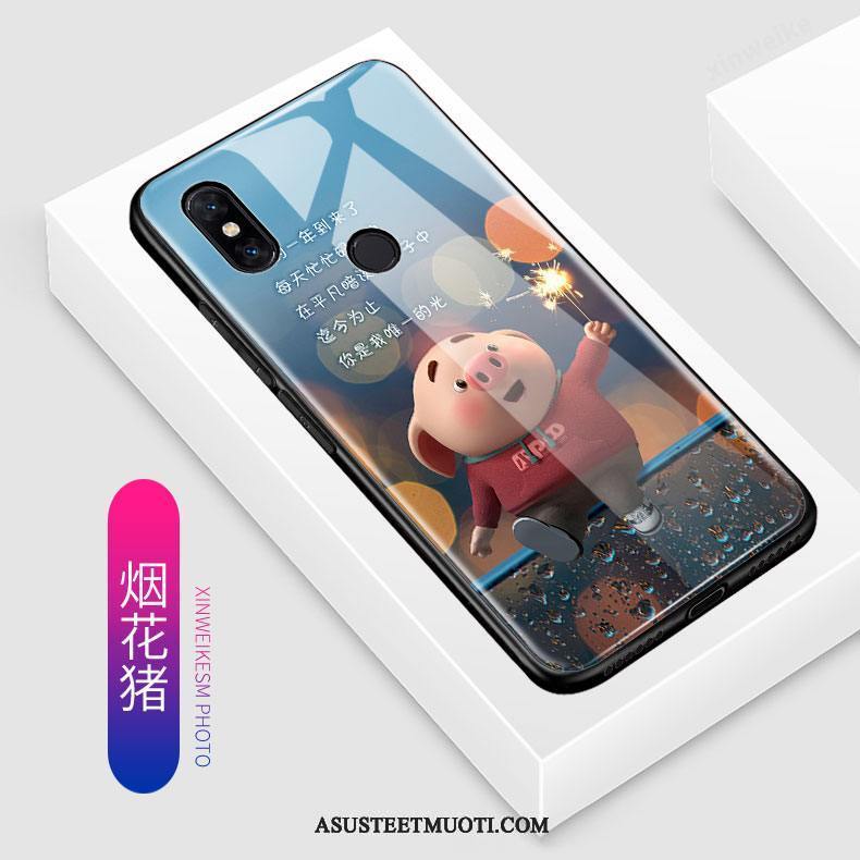 Xiaomi Mi Mix 3 Kuoret Lasi Murtumaton Sarjakuva Kova Trendi